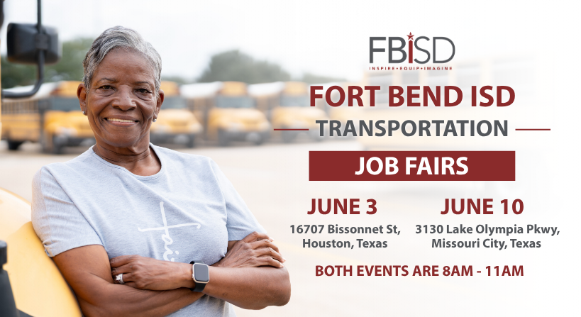 Transportation job fairs on June 3 and 10